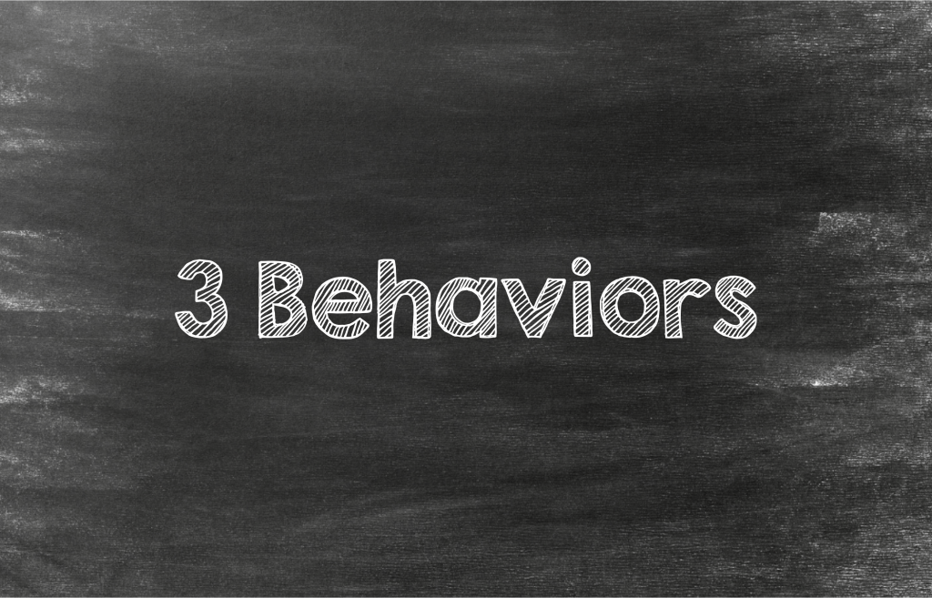 3 Behaviors - EM Over Easy
