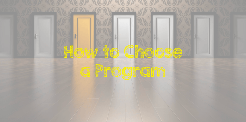 How to Choose a Program - Med Student Over Easy - A More Than Medicine ...